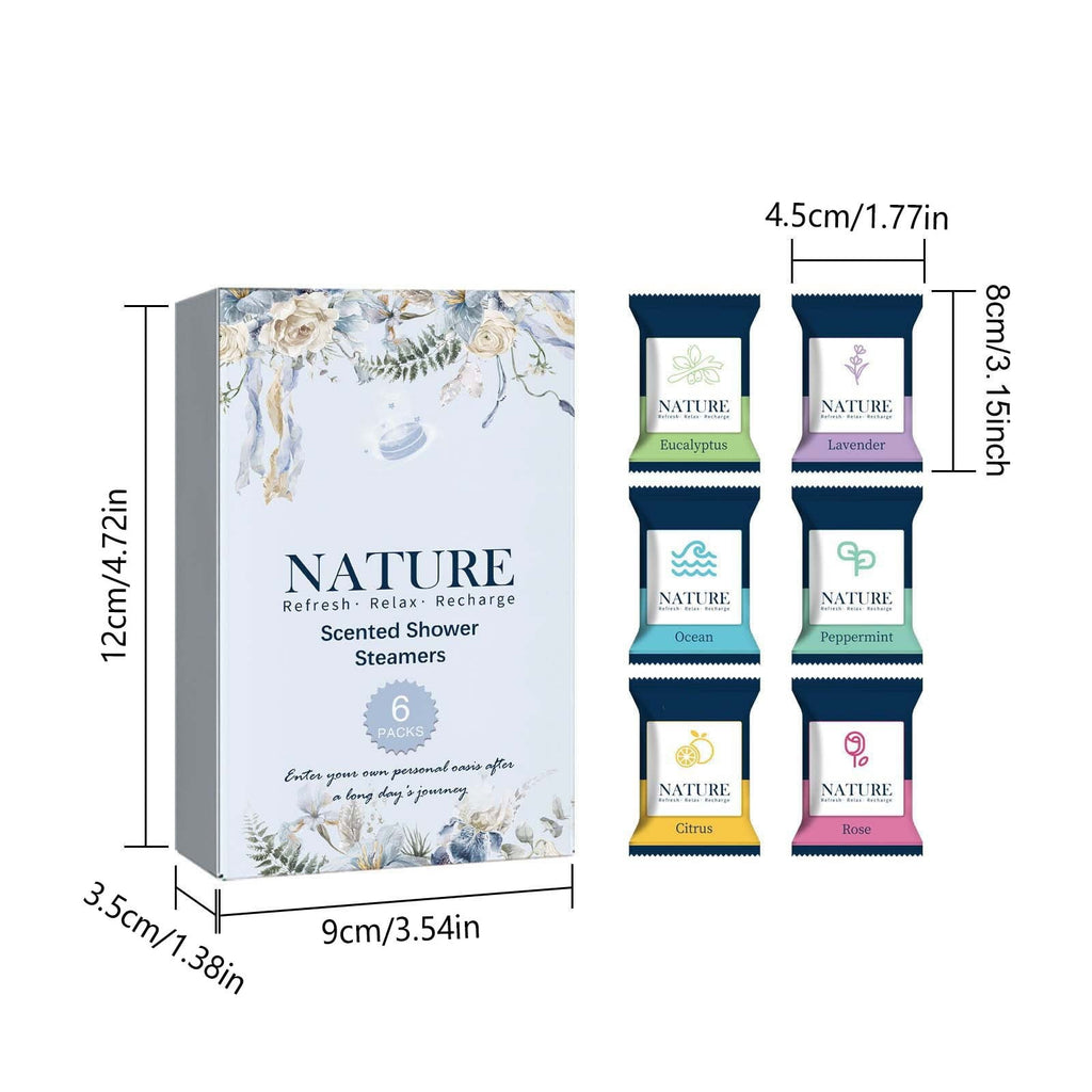 and Personal Care Shower Steamers Women's Gift Set Self-Care Relaxing Shower Tablets 6 Aromatherapy Shower Bombs Wome... - Image 3