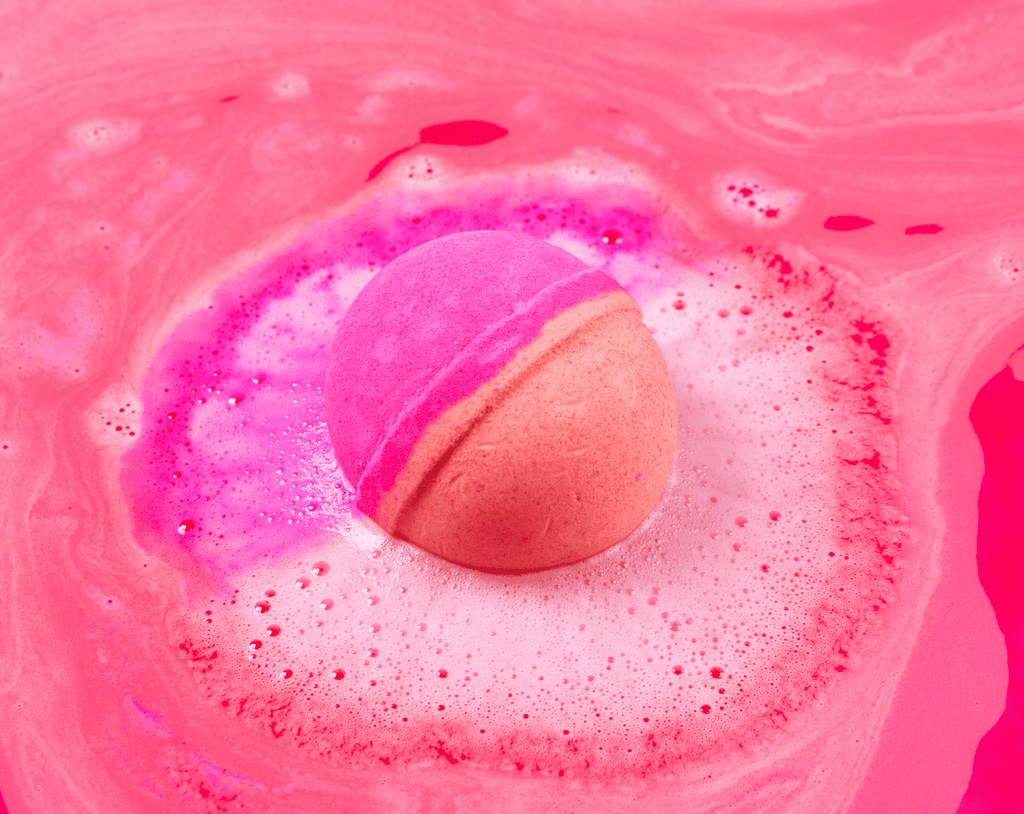 Berry Bougie Hot Pink and Bath Bomb with Prize, 4.5 oz. - Image 4