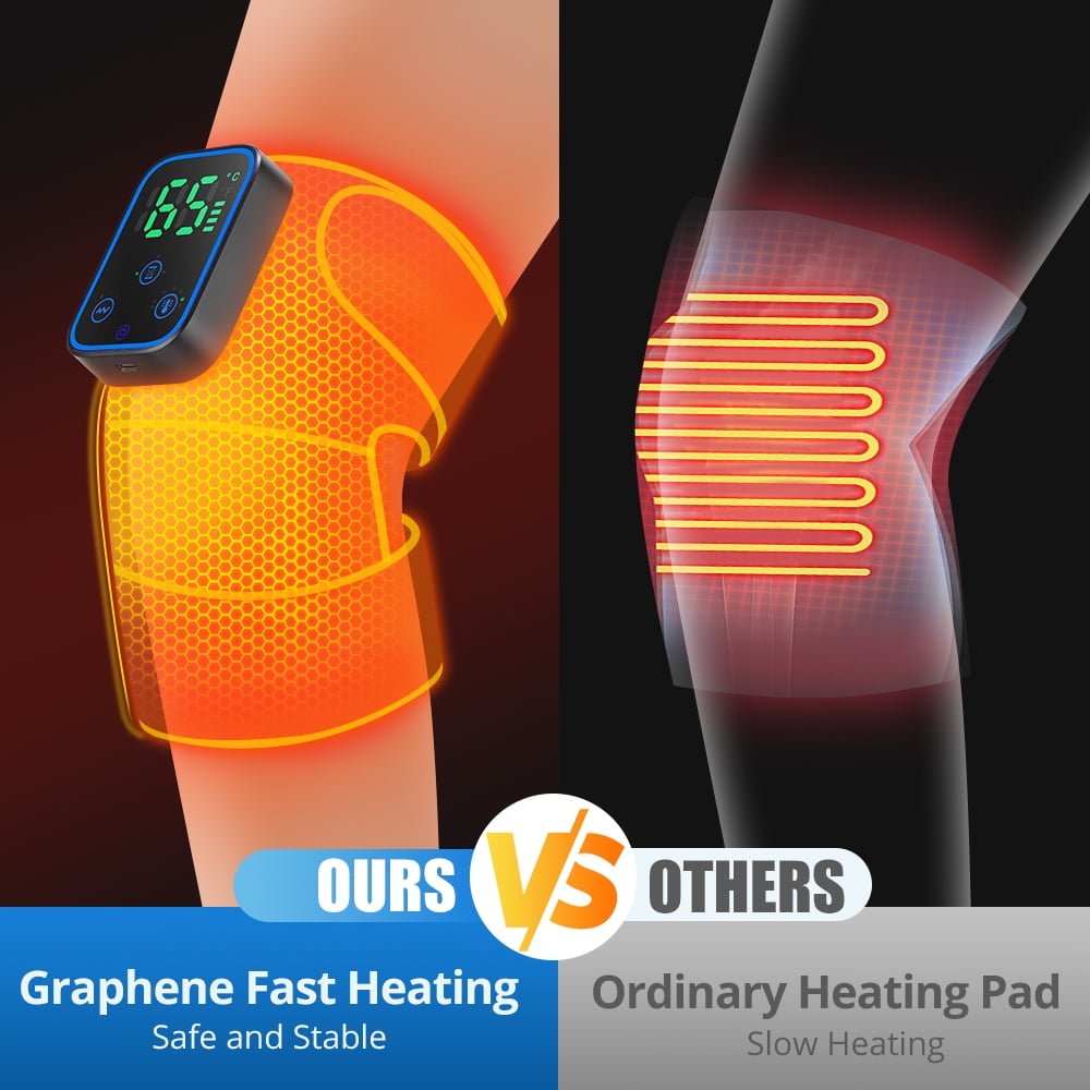 with Heat, Portable Heating Pad Control, Vibration /Shoulder/Elbow for Relief Muscle Relaxation, 7 Heat & 3 Vibration... - Image 6