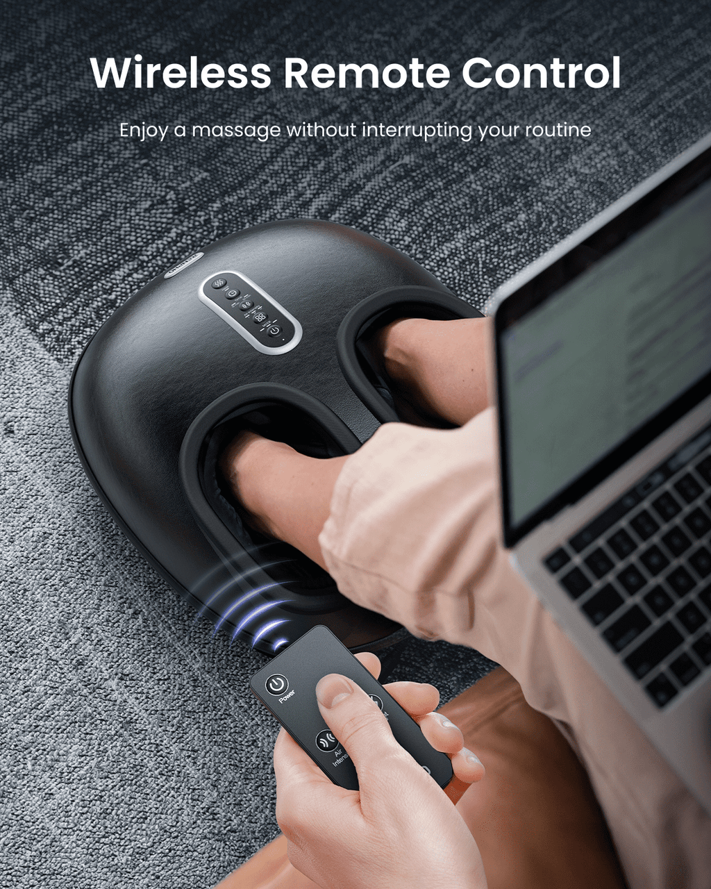 2026 Foot Massager with Heat, Eligible Shiatsu Foot Massager for Plantar Fasciitis, Deep-Kneading Feet Massager, Mens... - Image 5