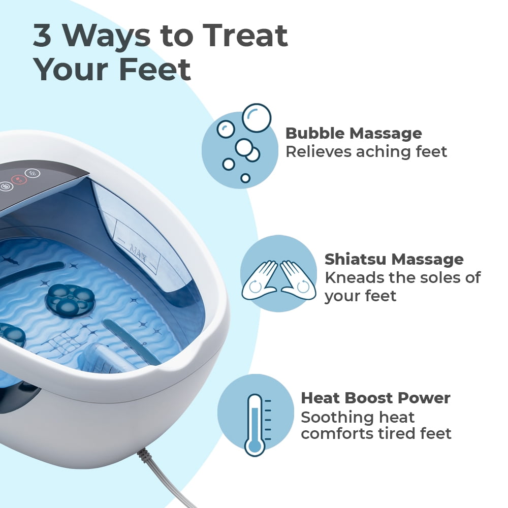 Heated Foot Spa Deep Kneading Foot Massager - Image 4