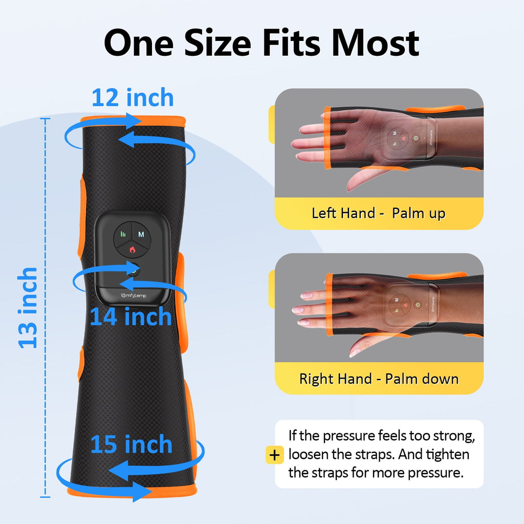 with Compression and Heat, Cordless Wrist for Pain Relief, Arthritis and Carpal Tunnel, Ideal Gifts - Image 5