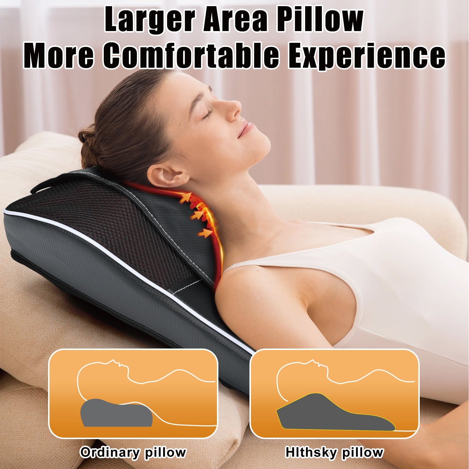and Back Massager with Heat, Massager for Pain Relief deep Tissue,Christmas Gifts for Mom,Dad,Women - Image 5