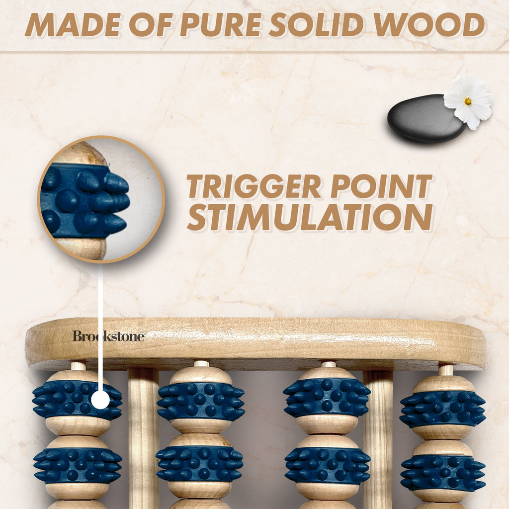 Massager for Plantar Fasciitis Relief Wooden Massage - Image 4