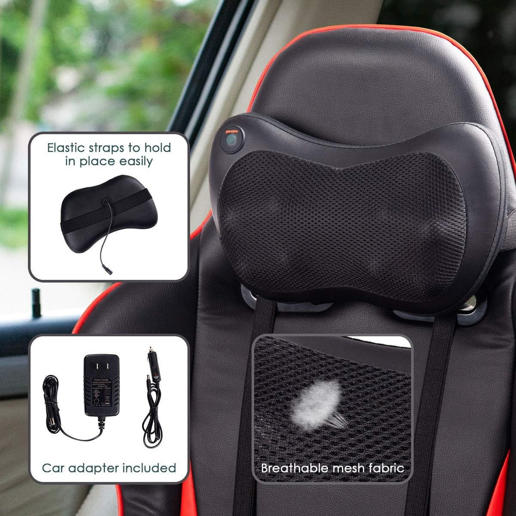 and Neck Massager with Heat, Deep Tisctric Massage Pillow for ,Shoulders,Legs,Foot,Body Musclesue Kneading - Image 4