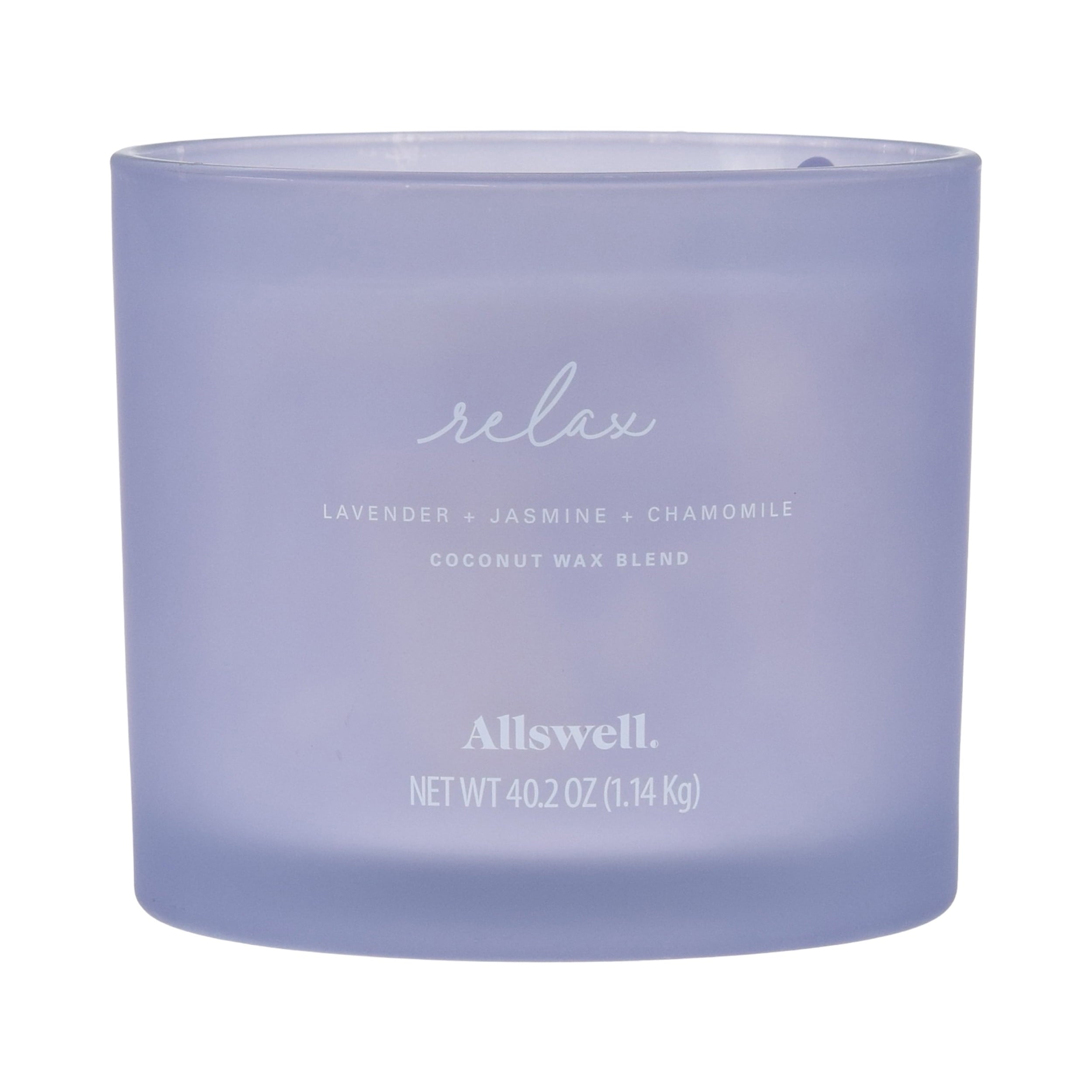 ( + Jasmine + Chamomile) Scented 4-Wick Spa Jar Candle 40.2oz. - Image 3