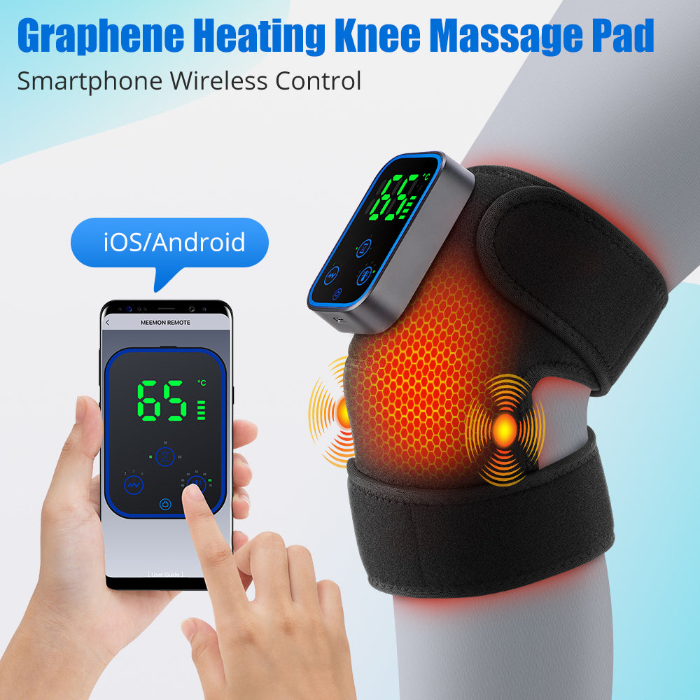 with Heat, Portable Heating Pad Control, Vibration /Shoulder/Elbow for Relief Muscle Relaxation, 7 Heat & 3 Vibration... - Image 2