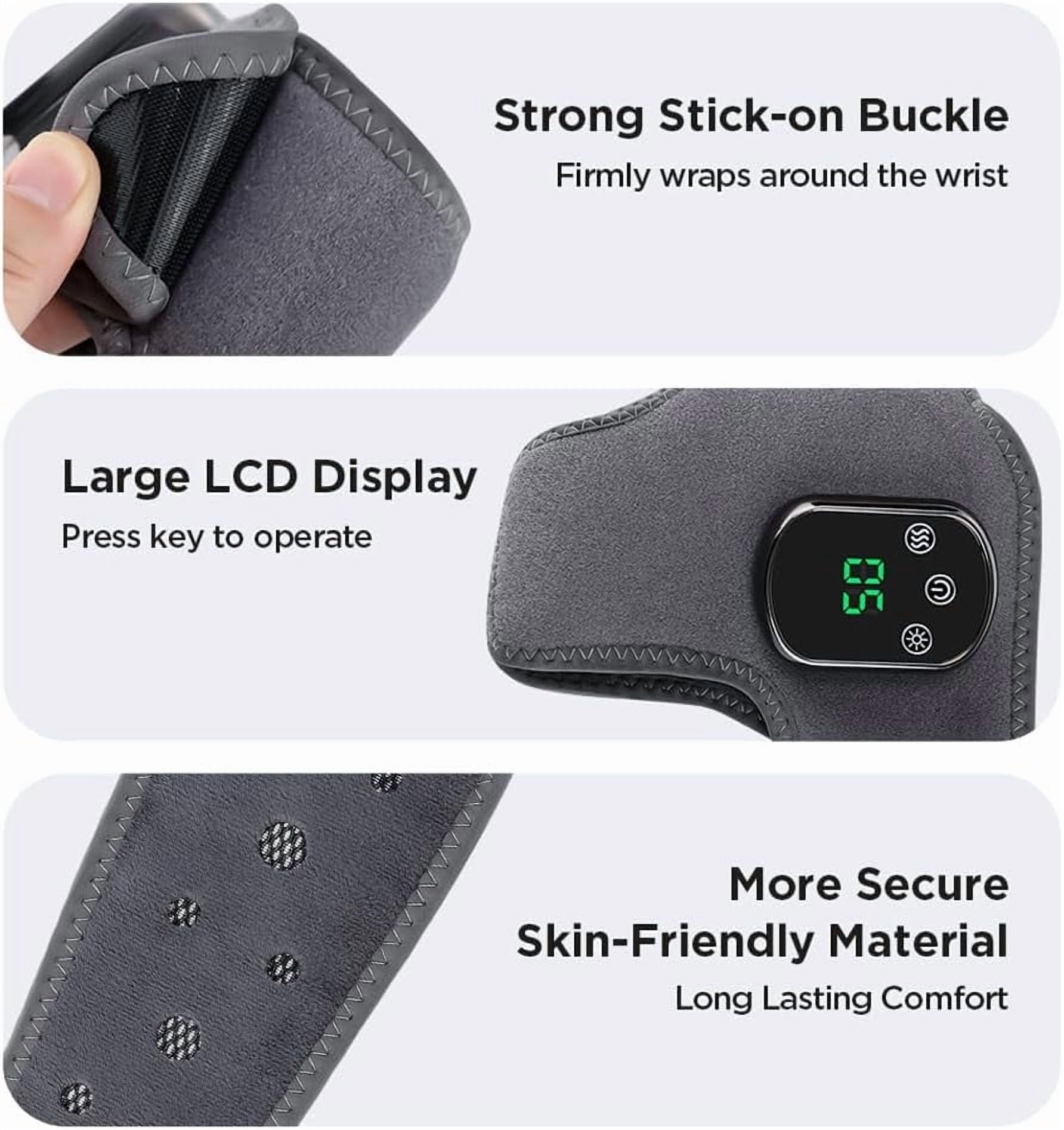 Wireless Triple Therapy Massager with 3-Speed Vibration & 5-Temperature Heat Settings,Touch Screen for Home,Office,Tr... - Image 5