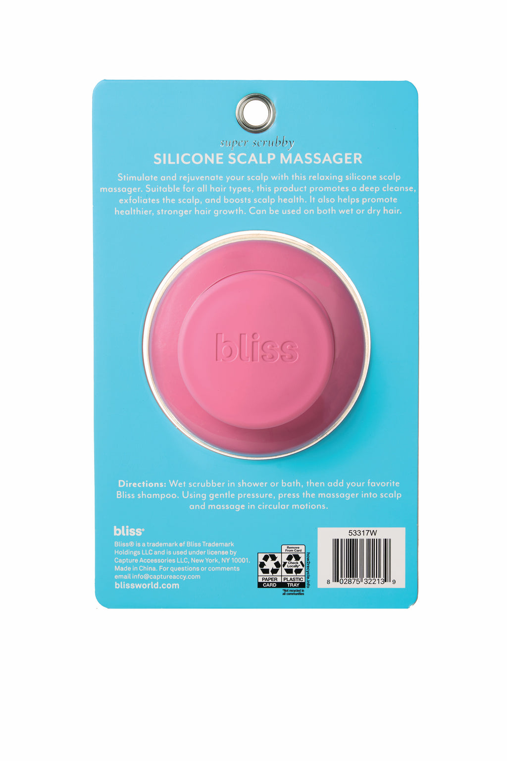Silicone Scalp Massager for Relaxation and Deep Cleansing - Pink - Image 3