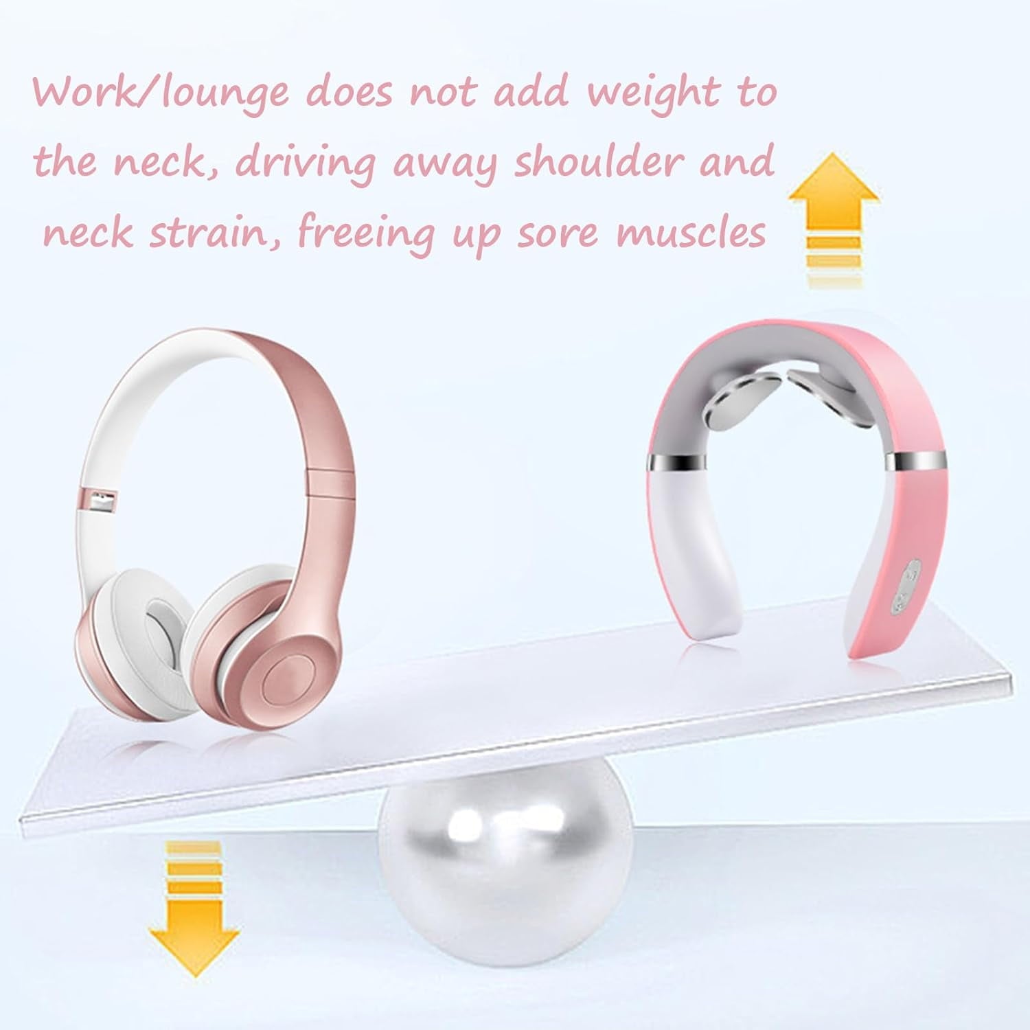 with Heat & 16 Intensity Levels, Ergonomic Wearable for Muscle Relaxation, Home/Office/Travel Device (1pcs White) - Image 6