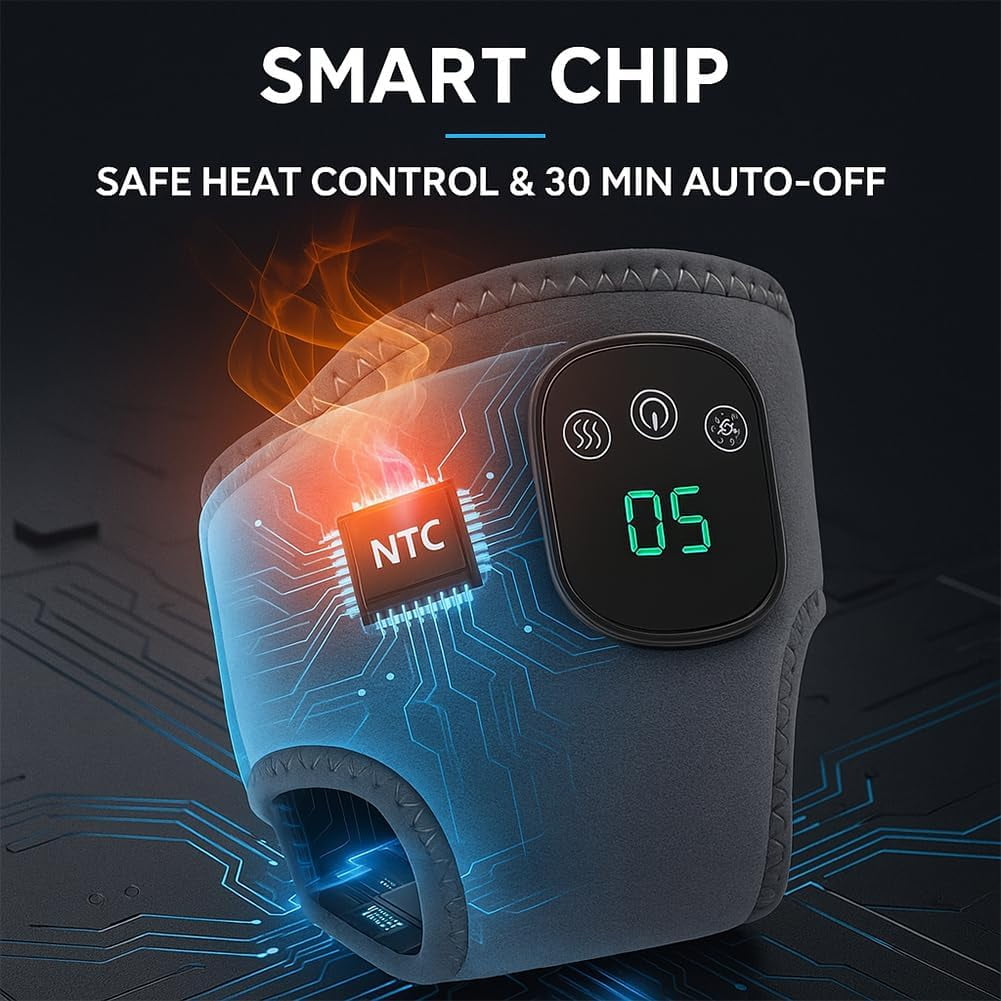 2026 new Vita Feet Relief, Triple Therapy Foot Massager, 3-Speed Vibration & 5-Temperature Settings,for Home/Office/T... - Image 4