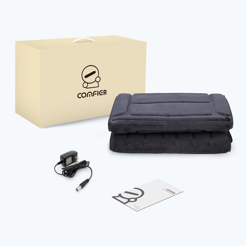 Back Massager with Heating, 10 Soothing Vibration Back Massage Pad for Pain Relief, Massage Mat,Gifts - Image 5