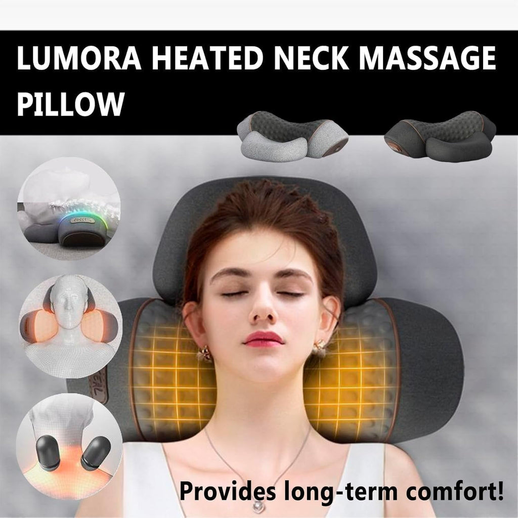 3-in-1 Neck Massager & Relaxer with Heat, Deep Comfort Massage, Neck Stretcher for Gentle Daily Relaxation - Image 3