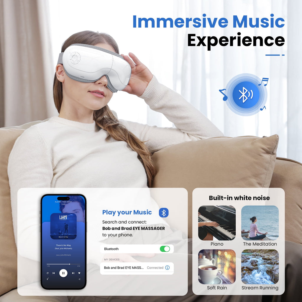 Eye Massager with Heat,Smart Eye Mask for Migraine Reduce Dry Eyes Improve Sleep Idea Gifts - Image 5