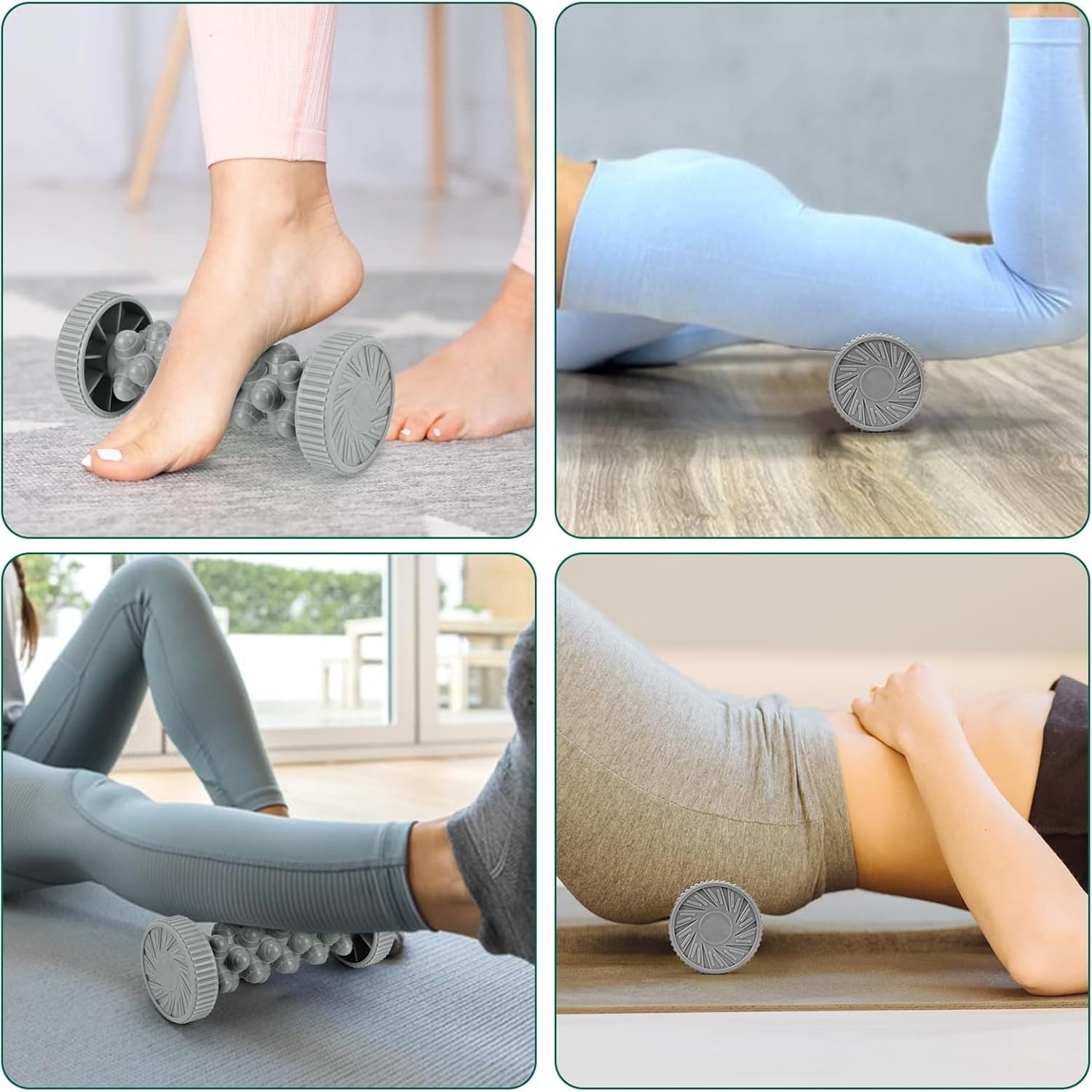 Roller for Plantar Fasciitis Relief & Pain, Manual Deep Tissue Massage Roller for Arch, Heel, Calf Muscle Recovery, A... - Image 6