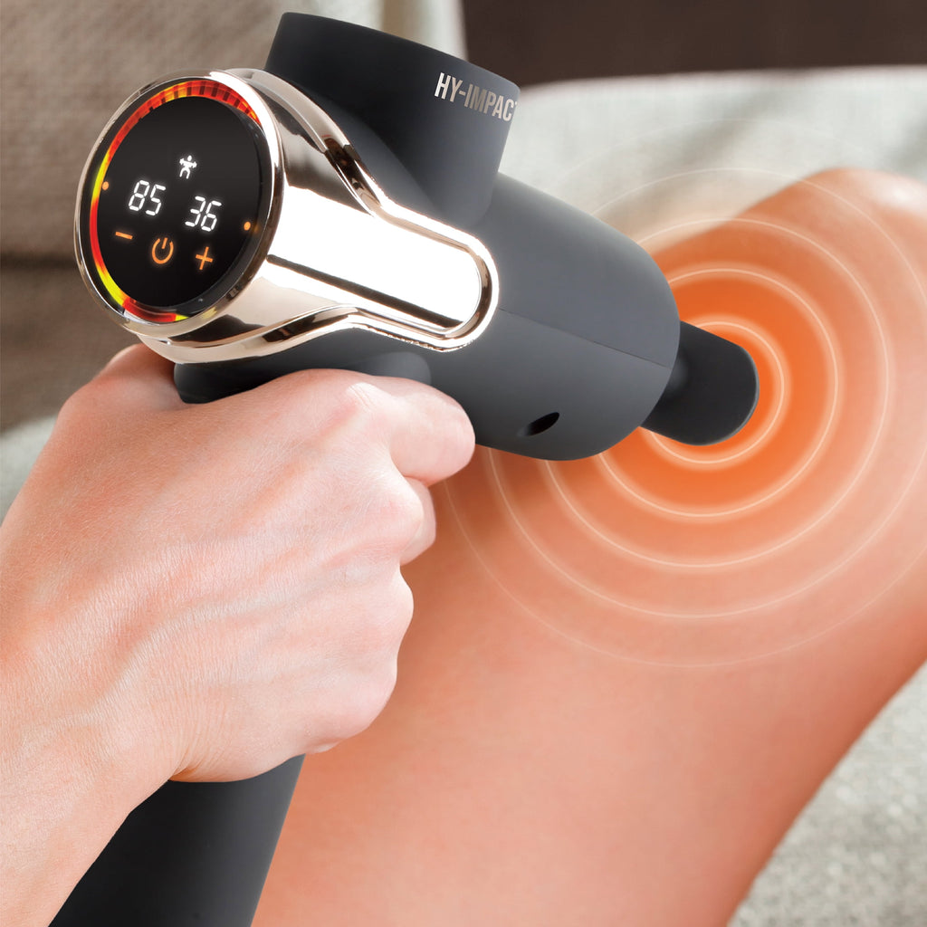 Deep Tissue Percussion Muscle Massager - Touch Control, 3 Modes, 99 Speeds & 10 Attachments - Image 6