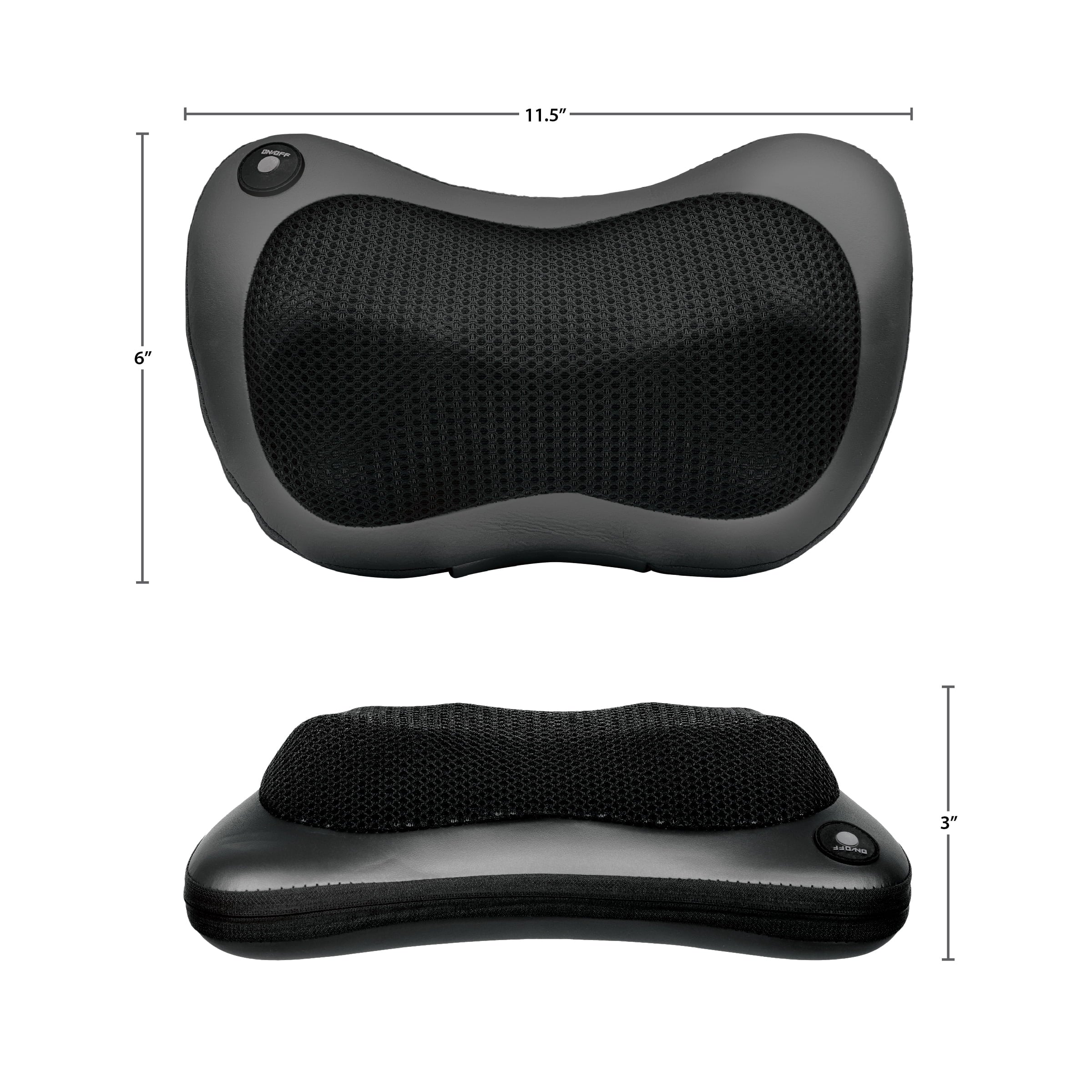 Massager for Neck, Shoulder, and Back with InfraRed Heat, Black - Image 5