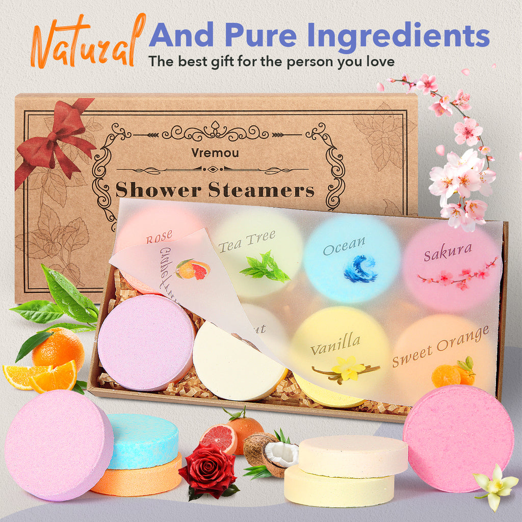Birthday Gifts for Women - 8 Pcs Mothers Day Gifts for Mom Grandma Wife Her Men Teen Adults Bath Bombs Self Care with... - Image 6