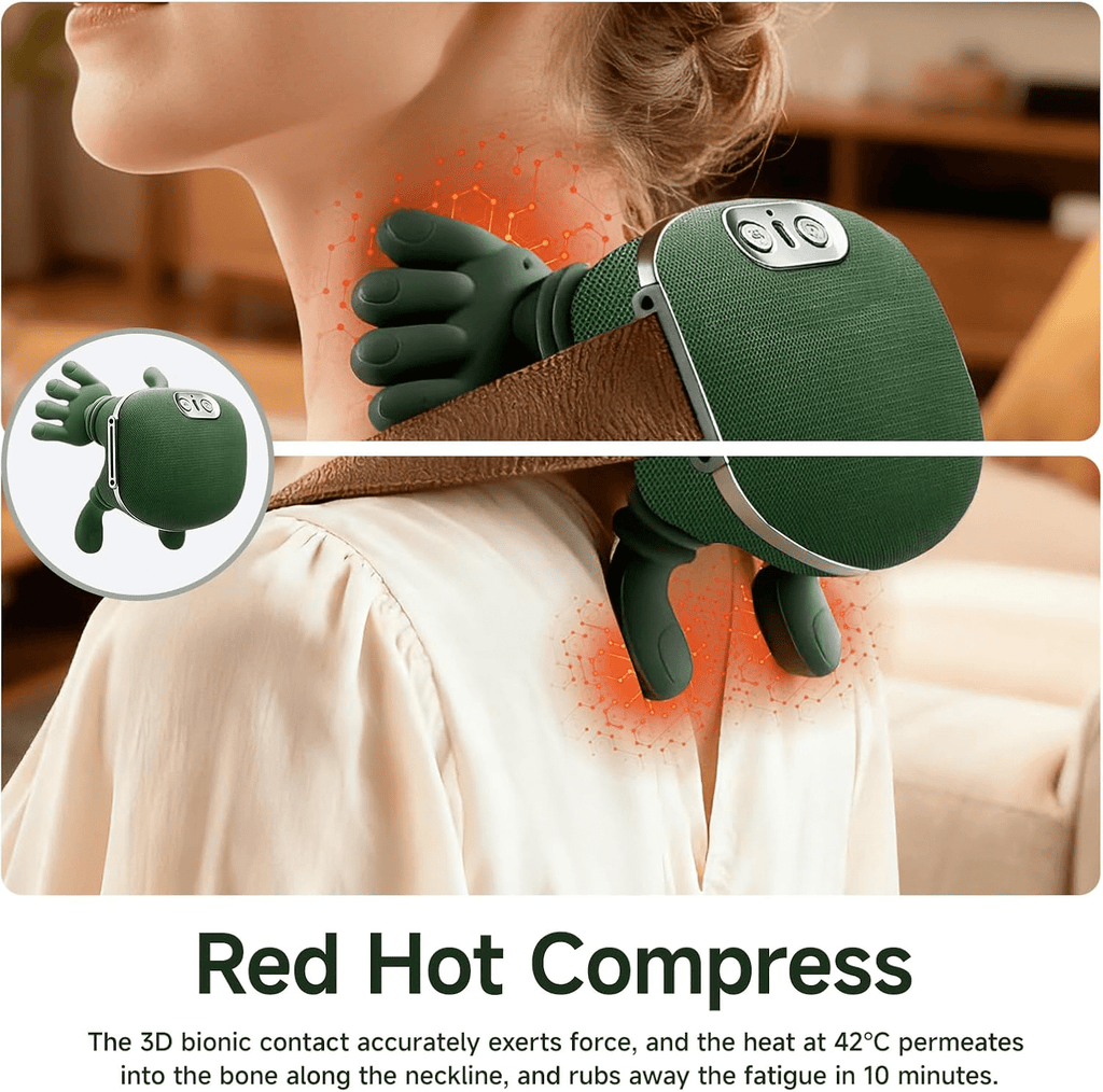 Massager, with Deep Kneading for Neck, Shoulder Trapezius, Shoulders, And Legs - Perfect Gift for Seniors - Image 4