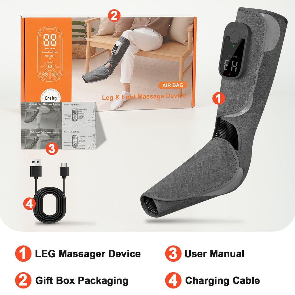 Boots for Circulation, Foot & Calf with Heat, 3 Modes for Pain Relief - Image 4
