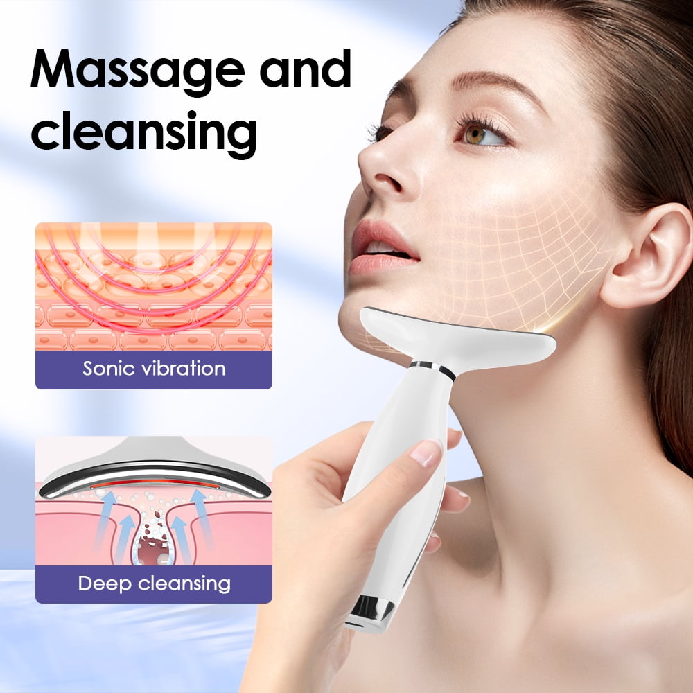 2025 New Face Neck Massager with 7-Color Light Modes for Face Sculpting Skin Care,Tightening,Smoothness, Facial Massa... - Image 5