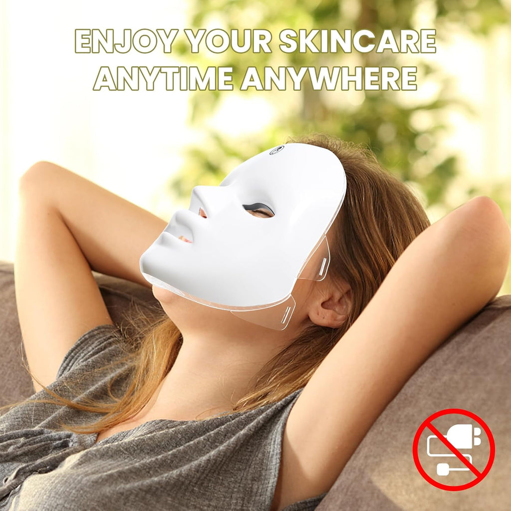 LED Face Massager, 7 Color Light Therapy for Anti-Aging, Acne & Wrinkles - Image 5