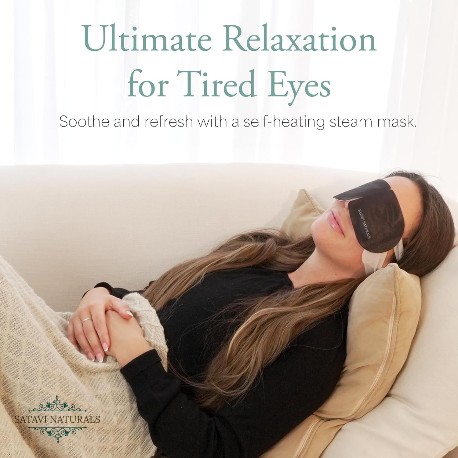 The Mini Spa Retreat - Home Spa Kit Including Gold Eye Mask, Bath Bombs & Sugar Scrubs, Candle & Self-Heating Steam E... - Image 4