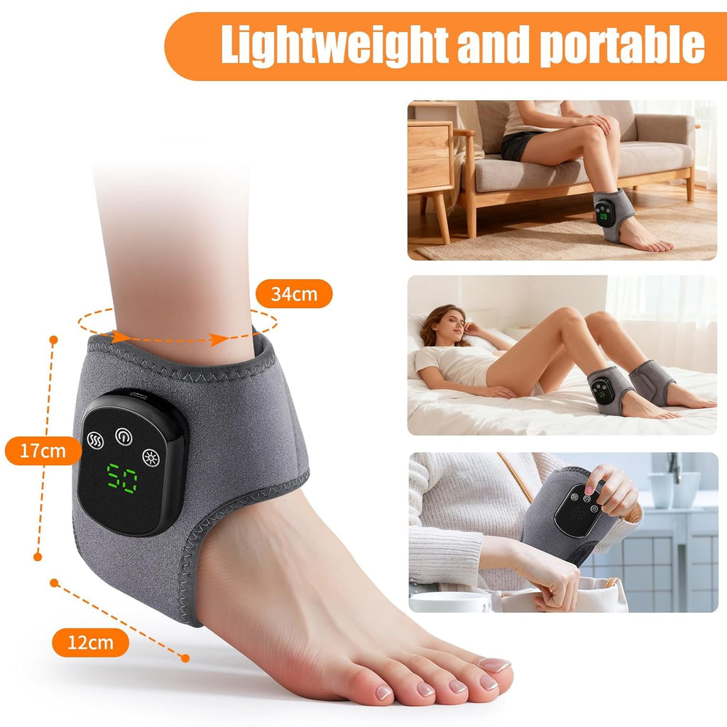 3 Vibration Modes, 5 Heating Levels, Smart Timer and Touch Screen, Foot , Promotes Blood Circulation, Relieves Pain. - Image 5