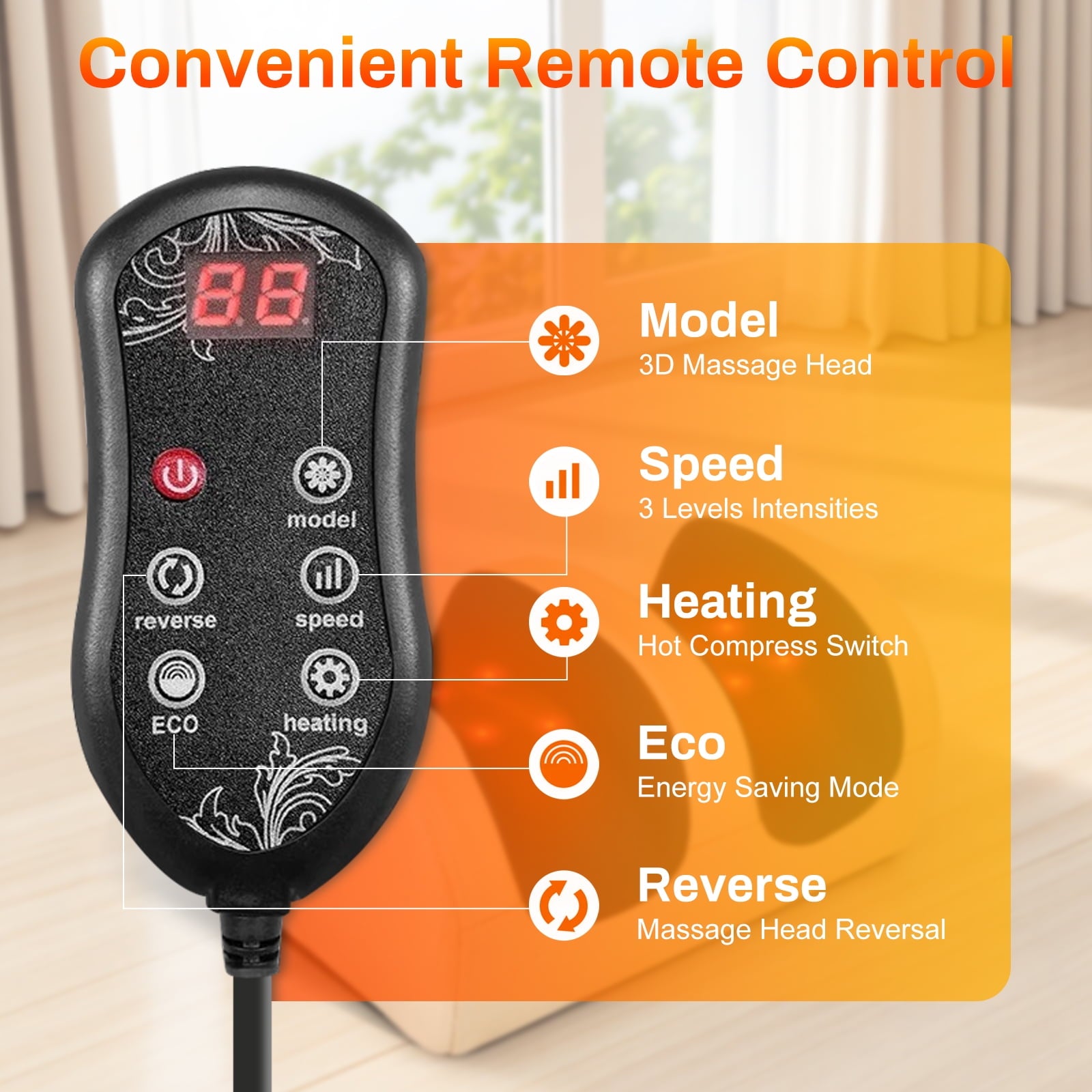 and Calf Massage Machine, Shiatsu Deep Tissue Massage Machine with Heat, Leg with Massage Roller, Gifts for Mom and D... - Image 2