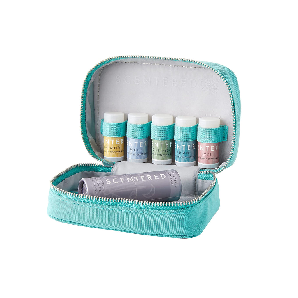 Oils Balm Gift Set- Sleep Well (5g) + 5 x Mini Balms: De-Stress, Focus, Happy, Escape & Love - Relaxing Gifts for Women - Image 2