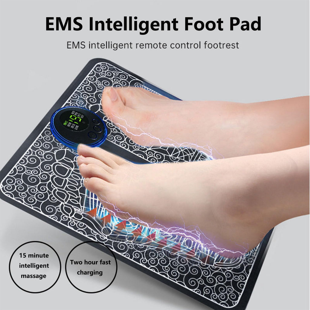 Foot Massager for Muscle Relaxation, 8 Modes & 19 Levels of Massage Intensity, Display Screen, USB Rechargeable - Image 3