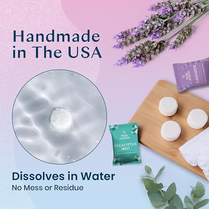 3 Count Aromatherapy Shower Steamers, Eucalyptus & Mint, Citrus and Lavender - Image 2