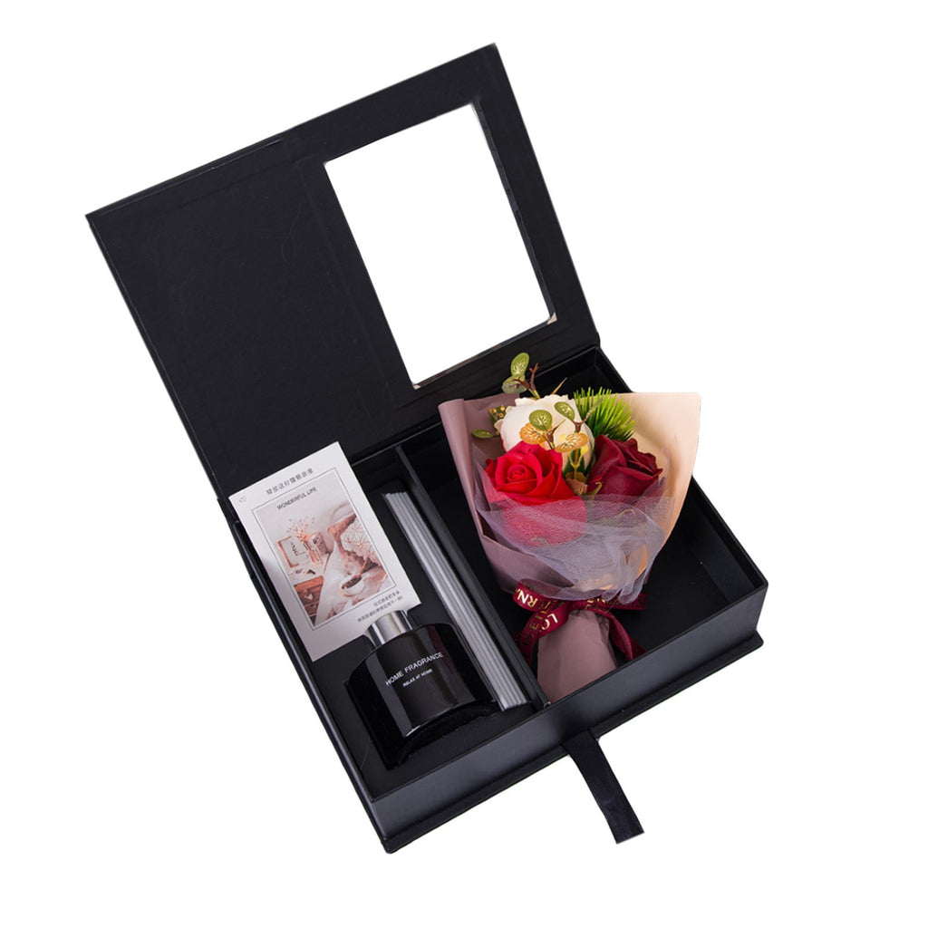 Basket Set Relaxing s for Women Aromatherapy Rose Box Appreciation Christmas Birthday Set for Wife Sister Friend 120ml - Image 2