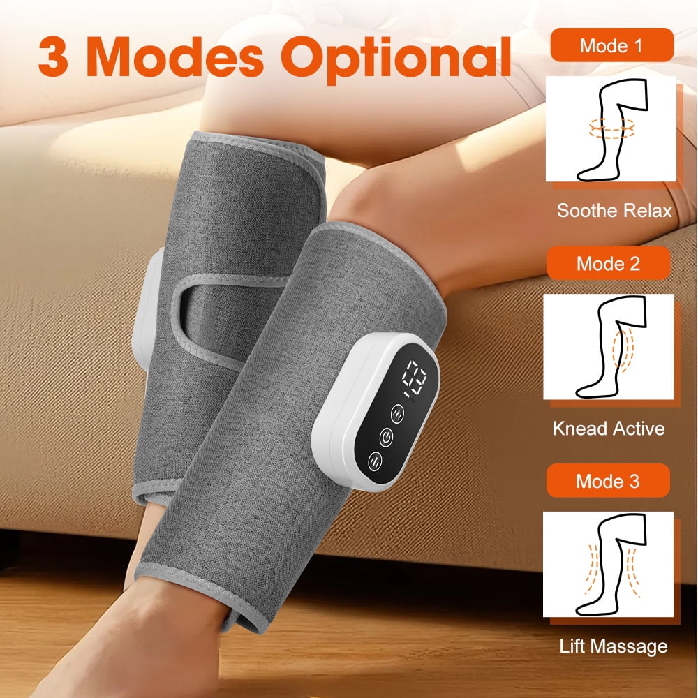 Massager for Circulation and Relief with Heat, Cordless Wearable Thigh or Leg Massagers, 3 Modes 3 Intensities Relax ... - Image 4