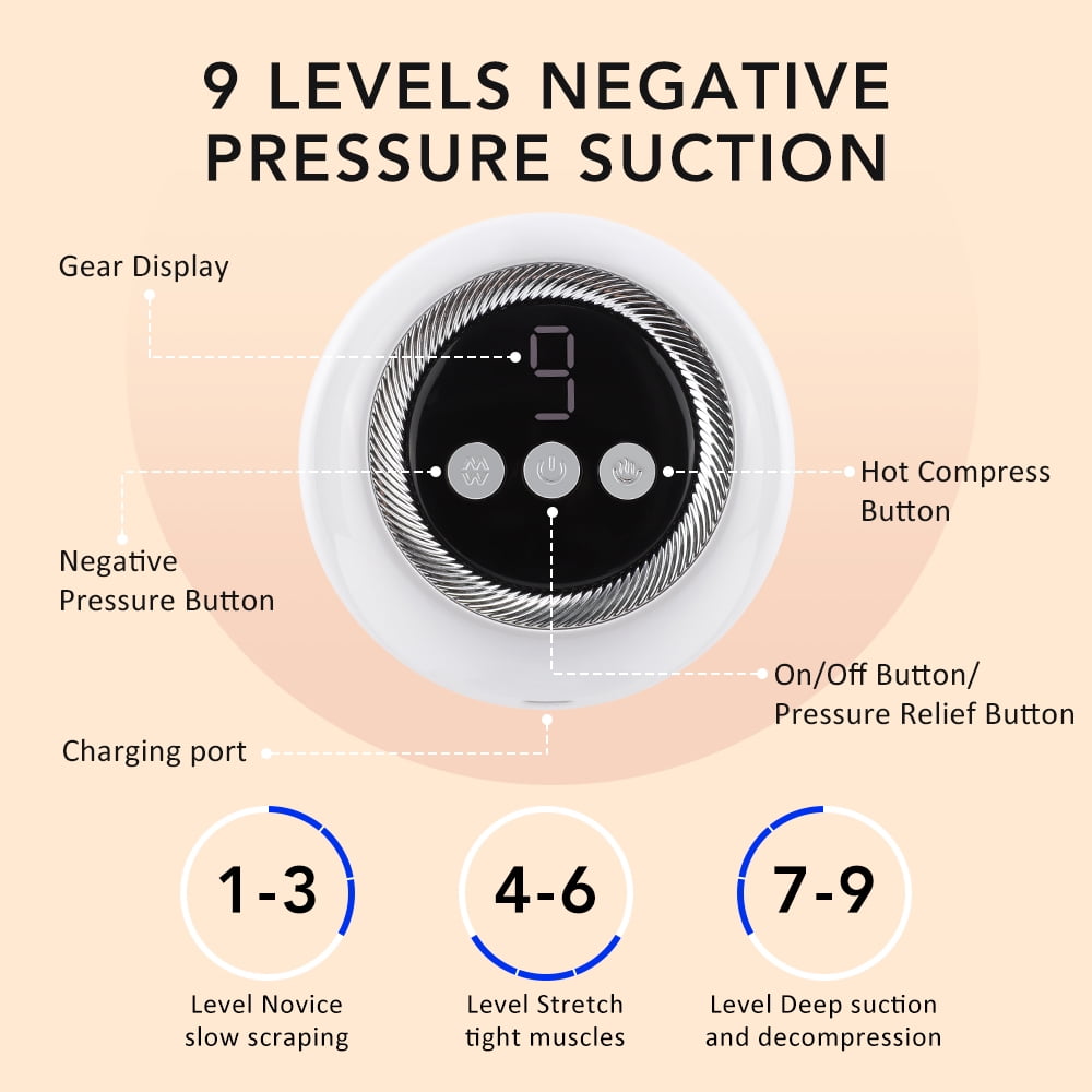 4-in-1 Cupping Set 9-Level Electric Cupping Kit for Back, Neck, Legs & Muscle Relaxation Portable Rechargeable Massag... - Image 3