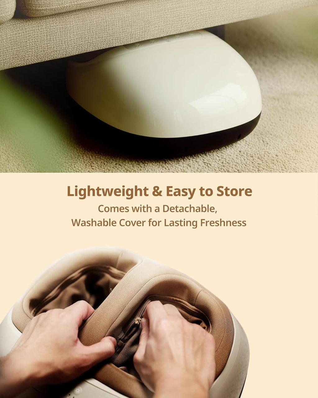 Machine with Heat, Deep Kneading, Air Compression, Remote Control for Plantar Fasciitis, Sore Feet & Pressure and Pai... - Image 5