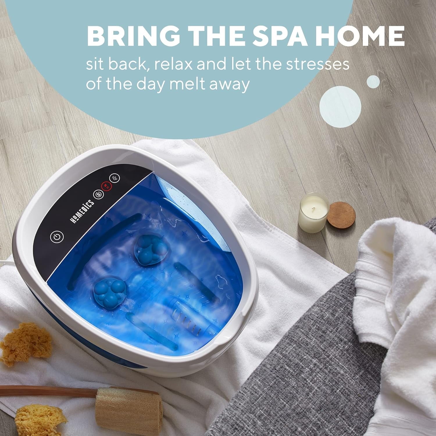 Heated Foot Spa Deep Kneading Foot Massager - Image 6