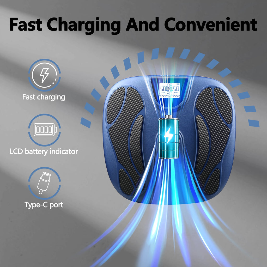 Foot Massager for Neuropathy, Foot Massager with 8 Reusable Electrode Pads, Foot Massager for Circulation and Pain Re... - Image 2