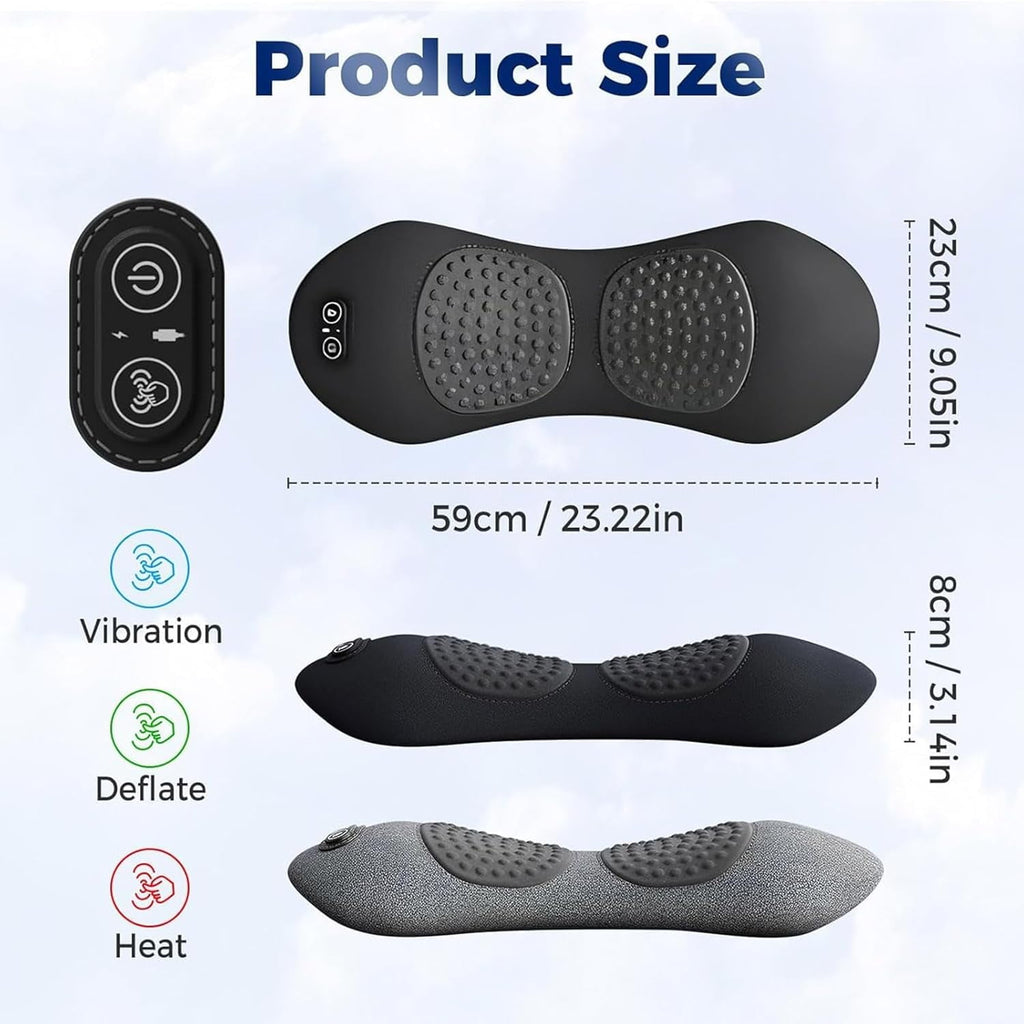 Fusion Back Massager, 2026 Upgraded 3 in 1 Neck Shoulder Backs Massagers with Traction, Vibration & Heat My Soothe La... - Image 5