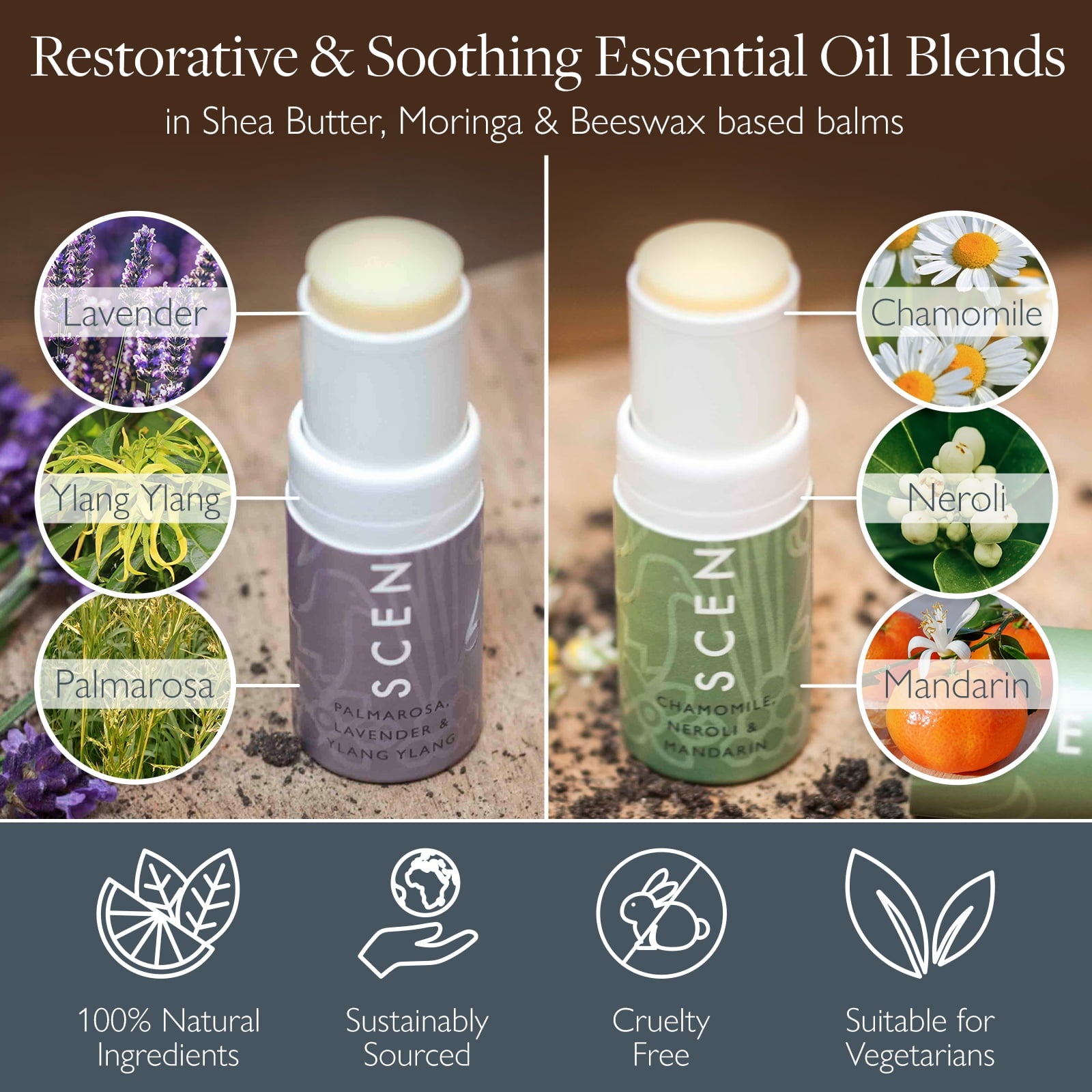 & Aromatherapy Essential Oils Balm Gift Set - For Restful & Relaxation - All-Natural Blends of Lavender, Ylang Ylang,... - Image 5