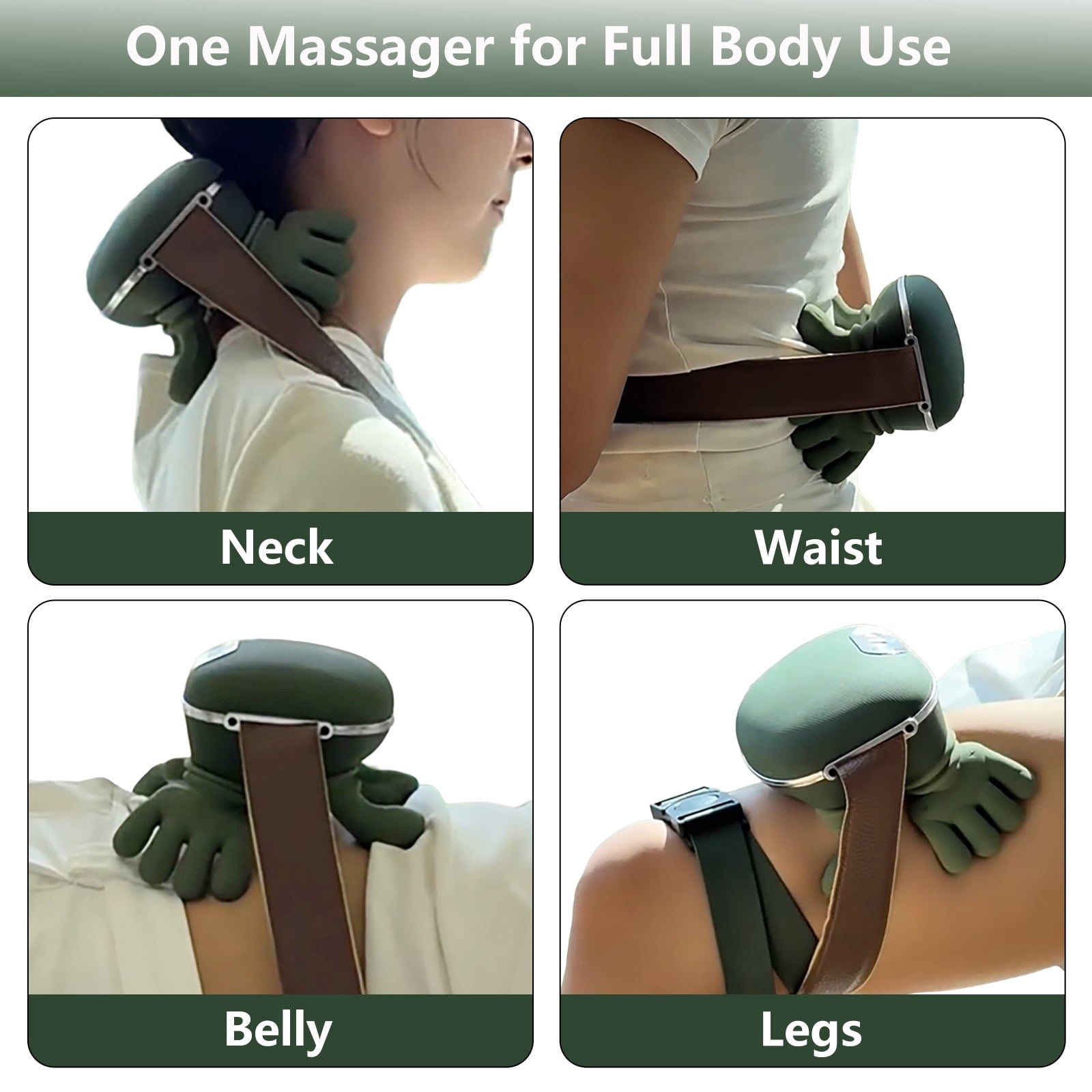 with Heat, Shiatsu Back Siaasoo with 4D Kneading, Wireless Deep Tissue Siasoo Massage for Shoulder and Cervical Pain ... - Image 6