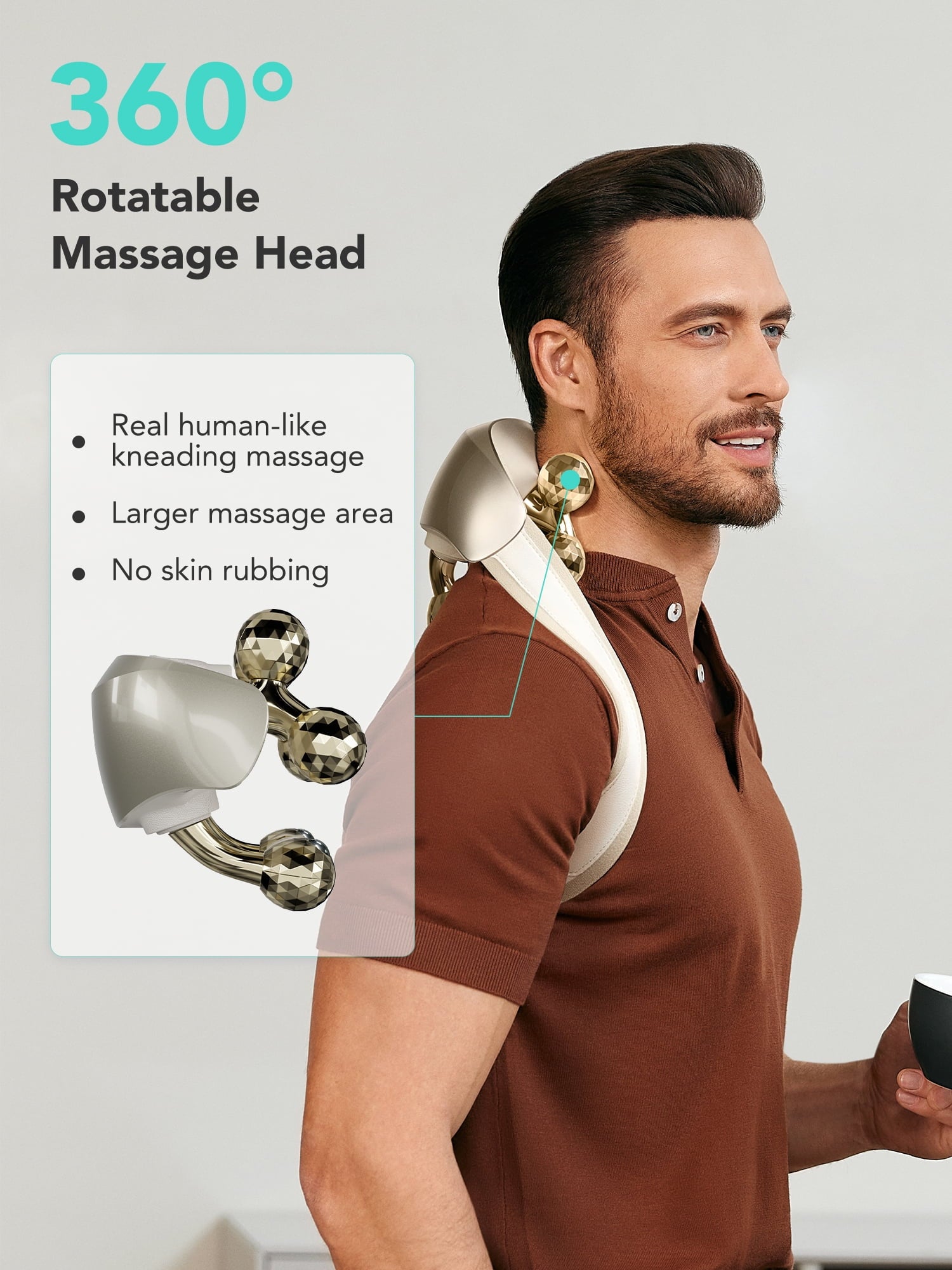 for Pain Relief Deep Tissue Eligible Shiatsu with Heat, for and Shoulder H7 Ultra E - Image 3