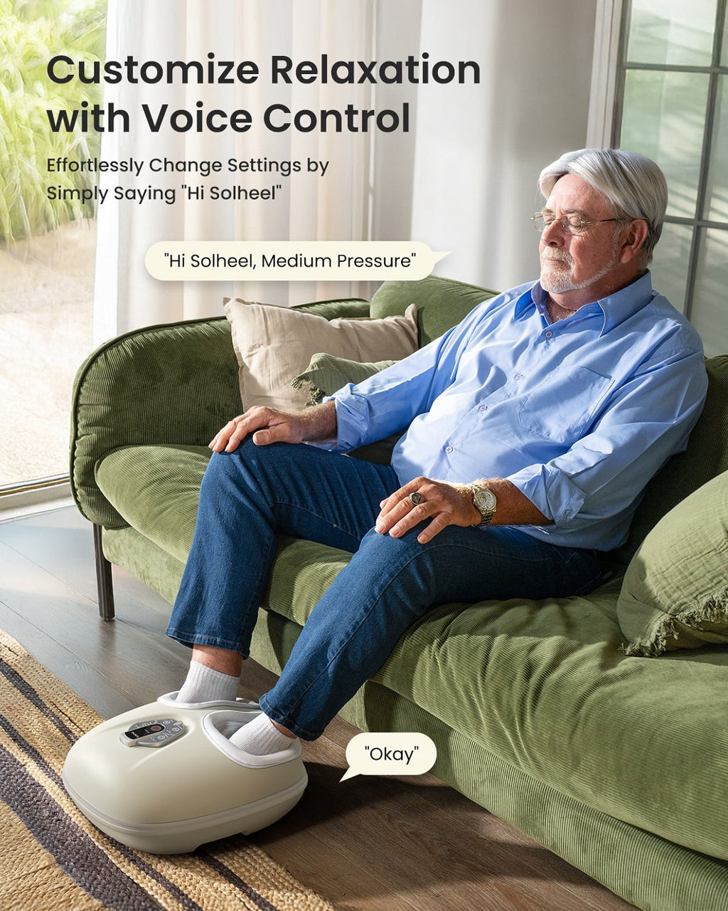 Machine with Heat [2026 Upgraded], Shiatsu for Plantar Fasciitis, Valentines Day Gifts for Her Him, Exclusive Voice C... - Image 2