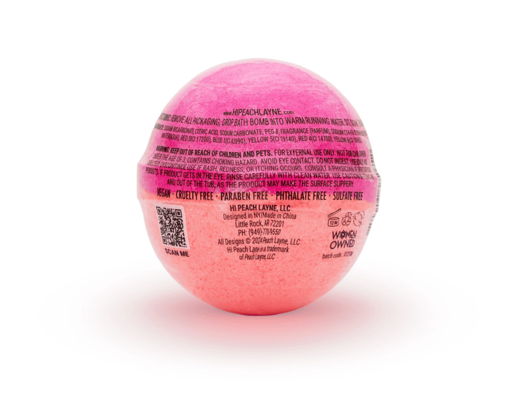 Berry Bougie Hot Pink and Bath Bomb with Prize, 4.5 oz. - Image 2