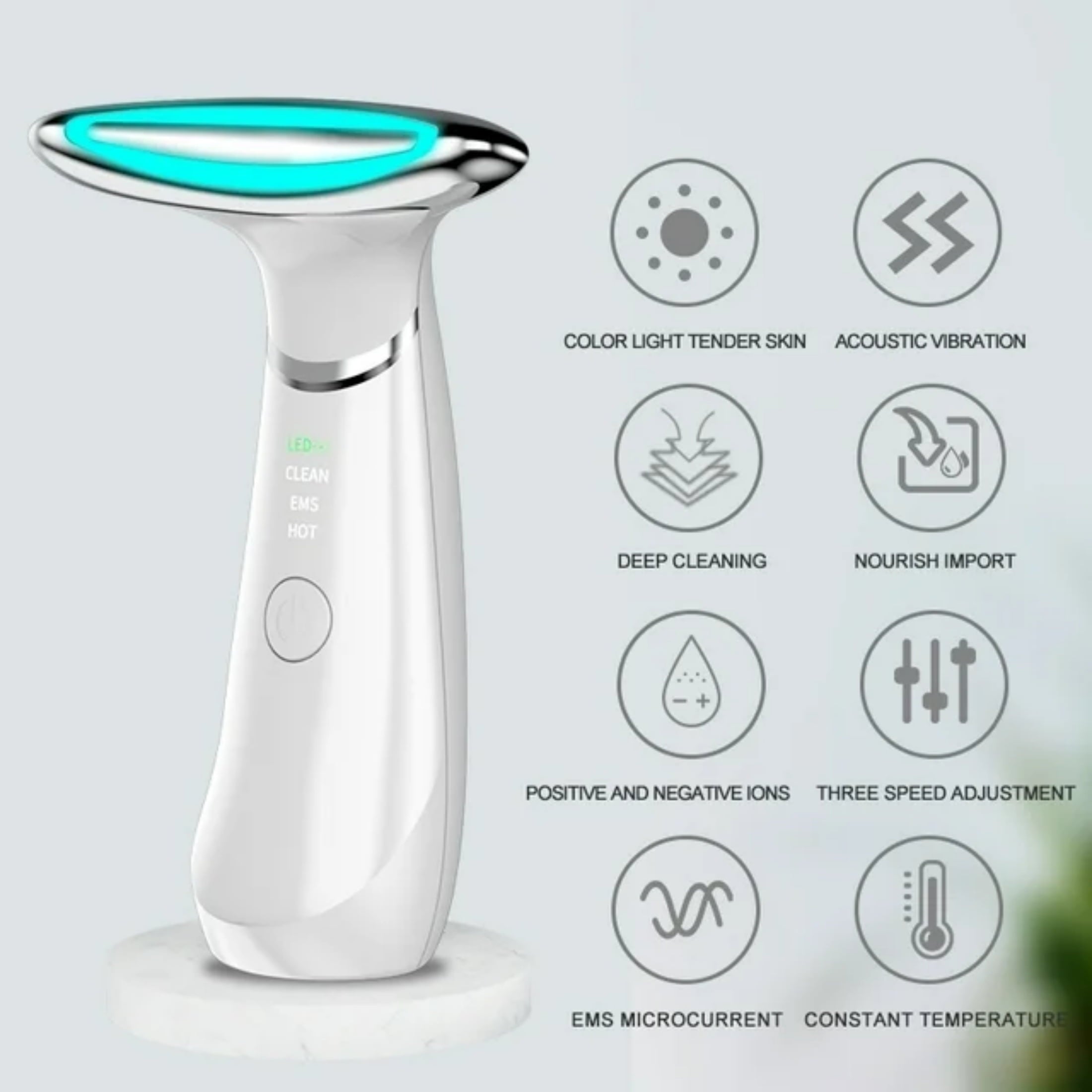 Red Light Therapy for Face, LED Face Skin Rejuvenation for Face & Neck Beauty Facial Massager for Face and Neck Devic... - Image 5
