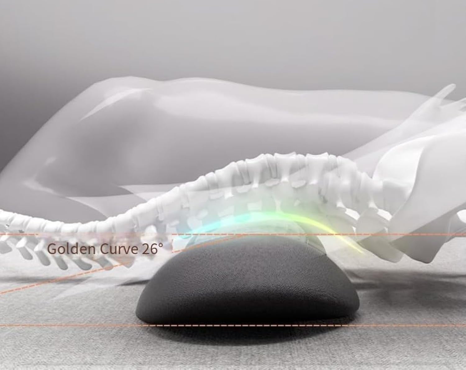 Massager,Smoothspine Massager,Smooth Spine 3 in 1 Neck Shoulder s Massagers with Traction Vibration & Heat (Space grey) - Image 6