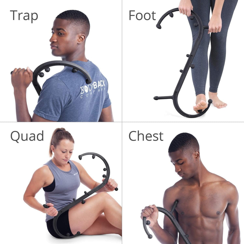 Classic Handheld Manual Massage Cane Made-Full Pressure & Trigger point massage tool for Deep Tissue Pain Relief -Dua... - Image 3