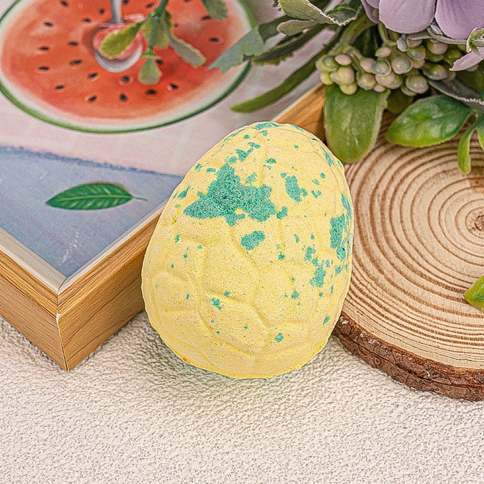 8 Pack Dinosaur Egg Bath Bombs With Random Dinosaur Toys Natural Handmade Fizzy Spa Balls For Relaxing Bath Time Perf... - Image 6