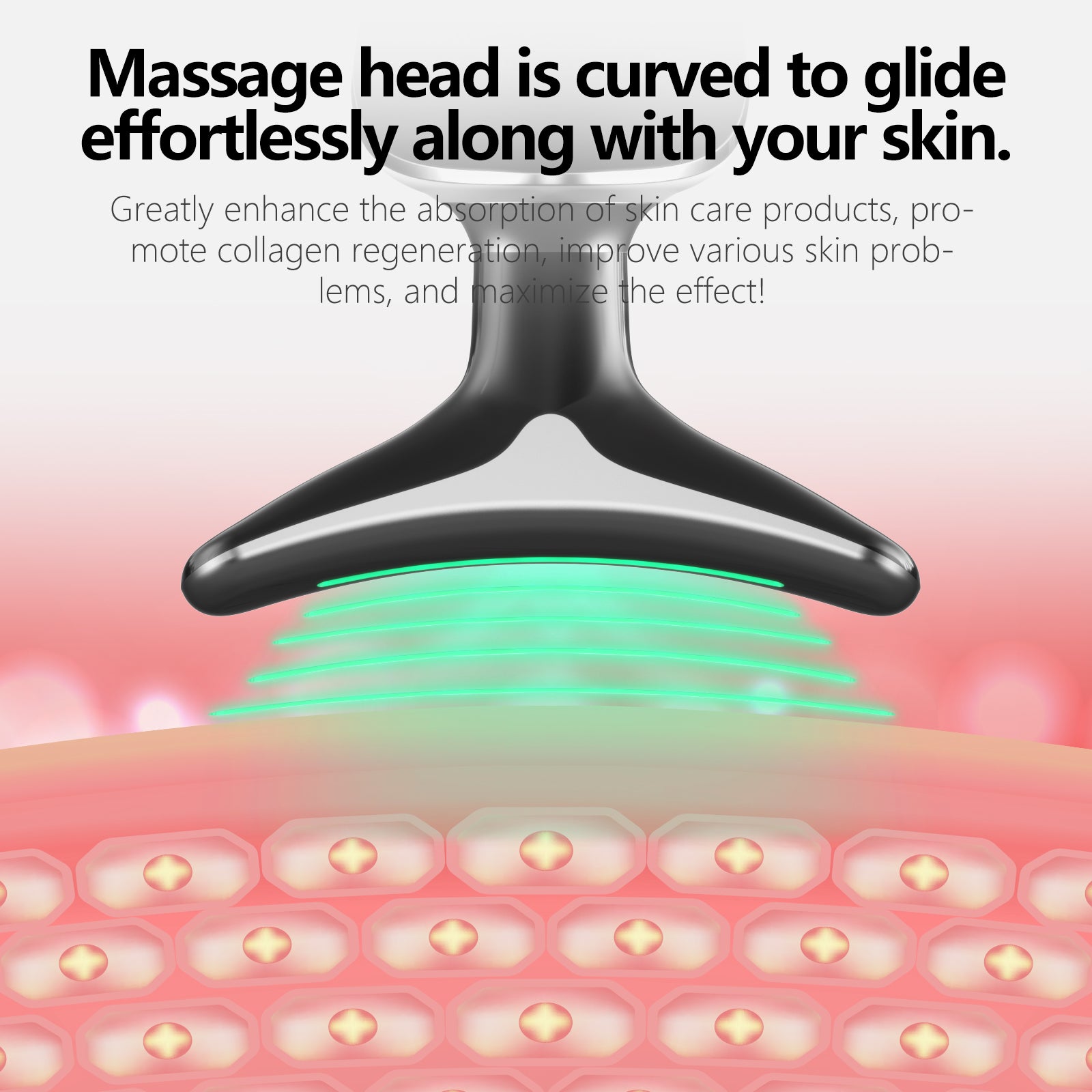 Red Light Therapy Massager for Face and Neck, Revitalize and Maintain Radiant Skin, Easy Integration into Daily Routine - Image 4