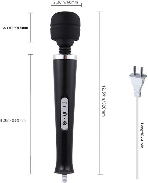 ​​ 10-Speed Back Massager, Powerful Rechargeable Plug-in Percussion Massage Gun for Neck, Shoulder, Back Pain Relief,... - Image 2